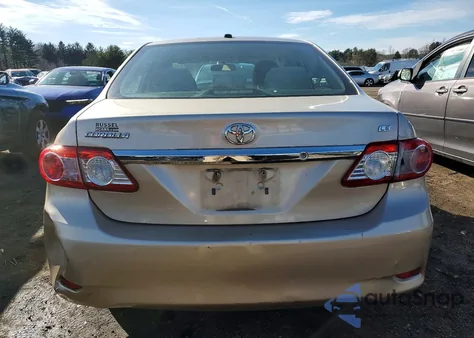 2011 Toyota Corolla Base from USA, damaged, VIN 2T1BU4EE5BC571968